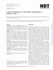 Research paper thumbnail of Cognitive functioning pre- to post-kidney transplantation--a prospective study