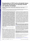 Research paper thumbnail of Phosphorylation of CRTC3 by the salt-inducible kinases controls the interconversion of classically activated and regulatory macrophages