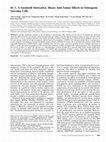 Research paper thumbnail of SC-1, a sorafenib derivative, shows anti-tumor effects in osteogenic sarcoma cells