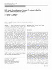 Research paper thumbnail of EPR study of coordination of Ag and Pb cations in BaB2O4 crystals and barium borate glasses