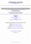 Research paper thumbnail of Repeated anaesthesia with isoflurane and xylazine/levomethadone/fenpipramide premedication in female Beagle dogs: influence on general health and wellbeing