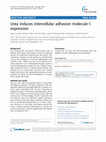 Research paper thumbnail of Urea induces intercellular adhesion molecule-1 expression