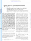 Research paper thumbnail of Psoriasis alters HDL composition and cholesterol efflux capacity