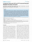 Research paper thumbnail of Laropiprant Attenuates EP3 and TP Prostanoid Receptor-Mediated Thrombus Formation