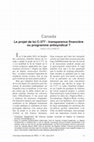 Research paper thumbnail of Le projet de loi C-377 : transparence financière ou programme antisyndical ?