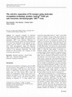 Research paper thumbnail of ADC04 The selective separation of Pu isotopes using molecular