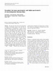 Research paper thumbnail of ADC10 Secondary ion mass spectrometry and alpha-spectrometry