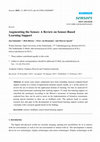 Research paper thumbnail of Augmenting the Senses: A Review on Sensor-Based Learning Support