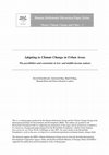 Research paper thumbnail of Adapting to Climate Change in Urban Areas: The Possibilities and Constraints in Low and Middle-Income Nations1