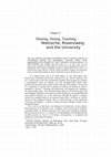 Research paper thumbnail of Irony and Singularity, Ashgate 2005. Chapter 4. Hearing, Teaching, Seeing: Nietzsche, Rosenzweig and the University.