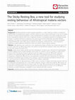 Research paper thumbnail of The Sticky Resting Box, a new tool for studying resting behaviour of Afrotropical malaria vectors