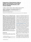 Research paper thumbnail of Engineering of osteoinductive grafts by isolation and expansion of ovine bone marrow stromal cells directly on 3D ceramic scaffolds