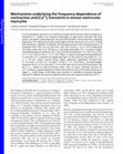 Research paper thumbnail of Mechanisms underlying the frequency dependence of contraction and [Ca2+]i transients in mouse ventricular myocytes