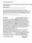 Research paper thumbnail of Free market environmentalism and the limits of land use planning