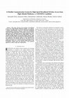 Research paper thumbnail of A Flexible Communication System for High-Speed Broadband Wireless Access from High Altitude Platforms: a CAPANINA Candidate