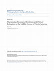 Research paper thumbnail of Mammalian Postcranial Evolution and Primate Extinction in the Middle Eocene of North America