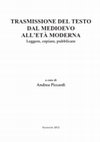 Research paper thumbnail of -	Classici e moderni nella biblioteca “polacca” di un eterodosso italiano: i libri di Giovanni Bernardino Bonifacio, in Trasmissione del testo dal Medioevo all’Età moderna. Leggere, copiare, pubblicare, a cura di A. Piccardi, Dipartimento di Italianistica, Szczecin 2012, pp. 333-356;