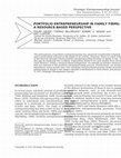 Research paper thumbnail of Portfolio entrepreneurship in family firms: a resource-based perspective