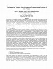 Research paper thumbnail of The Impact of Wireless Data Systems on Transportation Systems of the Future