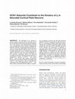 Research paper thumbnail of HCN1 subunits contribute to the kinetics of I h in neonatal cortical plate neurons