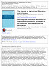 Research paper thumbnail of Learning and Innovation Networks for Sustainable Agriculture: Processes of Co-evolution, Joint Reflection and Facilitation