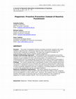 Research paper thumbnail of Plagiarism: Proactive prevention instead of reactive punishment