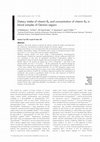 Research paper thumbnail of Dietary intake of vitamin B6 and concentration of vitamin B6 in blood samples of German vegans