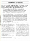 Research paper thumbnail of Long-term consumption of a raw food diet is associated with favorable serum LDL cholesterol and triglycerides but also with elevated plasma homocysteine and low serum HDL cholesterol in humans