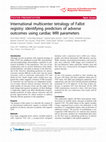 Research paper thumbnail of International multicenter tetralogy of Fallot registry: identifying predictors of adverse outcomes using cardiac MRI parameters