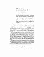 Research paper thumbnail of Philippine subjects in a monostratal framework