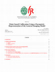 Research paper thumbnail of Point-based calibration using a parametric representation of the general imaging model