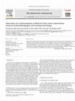 Research paper thumbnail of Fabrication of a hydroxyapatite scaffold for bone tissue regeneration using microstereolithography and molding technology