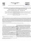 Research paper thumbnail of Estimation of machine tool feed drive inclination from current measurements and a mathematical model