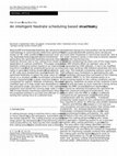 Research paper thumbnail of An intelligent feedrate scheduling based on virtual machining