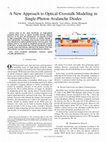 Research paper thumbnail of A new approach to optical crosstalk modeling in single-photon avalanche diodes