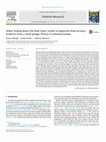 Research paper thumbnail of When ‘fishing down the food chain’ results in improved food security: Evidence from a small pelagic fishery in Solomon Islands