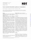 Research paper thumbnail of Factors associated with mortality in patients with tuberculosis