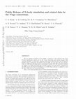 Research paper thumbnail of Public Release of N-body simulation and related data by the Virgo consortium