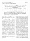 Research paper thumbnail of Evaluation of an Immunochromatographic Assay Kit for Rapid Identification of Mycobacterium tuberculosis Complex in Clinical Isolates