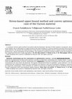 Research paper thumbnail of Stress-based upper-bound method and convex optimization: case of the Gurson material