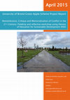 Research paper thumbnail of Remembrance, Critique and Memorialisation of Conflict in the 21st Century: Fieldtrip and reflective workshop using themes of Education for Sustainable Development (ESD)