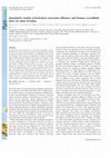 Research paper thumbnail of Quantitative models of hydrolysis conversion efficiency and biomass crystallinity index for plant breeding