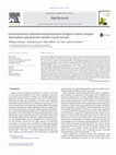 Research paper thumbnail of Low temperature hydrothermal pretreatment of algae to reduce nitrogen heteroatoms and generate nutrient recycle streams