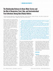 Research paper thumbnail of The relationship between in-home water service and the risk of infections on the lung, skin and gastrointestinal tract among Alaska Native persons