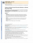 Research paper thumbnail of Analysis of Informed Consent Document Utilization in a Minimal-Risk Genetic Study