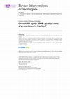 Research paper thumbnail of L’austérité après 2008 : quel(s) sens d’un continent à l’autre ?