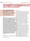 Research paper thumbnail of The moonlighting protein fructose-1, 6-bisphosphate aldolase of Neisseria meningitidis: surface localization and role in host cell adhesion