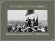 Research paper thumbnail of Diapositivas de clases sobre el movimiento obrero 1/3