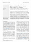 Research paper thumbnail of Protein-protein interactions in the chemotaxis signalling pathway of Treponema denticola