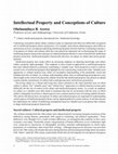 Research paper thumbnail of Intellectual Property and Conceptions of Culture